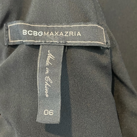 BCBGMAXAZRIA BLACK DRESS - Picture 9 of 10